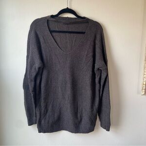 American Eagle Outfitters Gray Knit Sweater